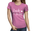 Bride To Be 2 White Custom Hen T-Shirt - Any Name - Party Tee