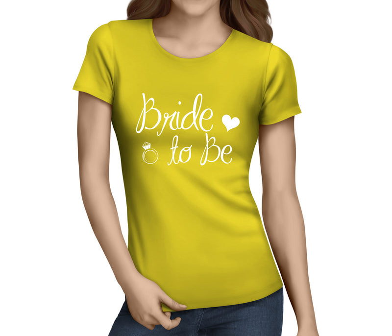 Bride To Be 2 White Custom Hen T-Shirt - Any Name - Party Tee
