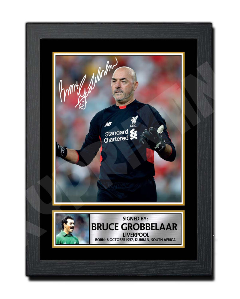 BRUCE GROBBELAAR 2 Limited Edition Football Player Signed Print - Football