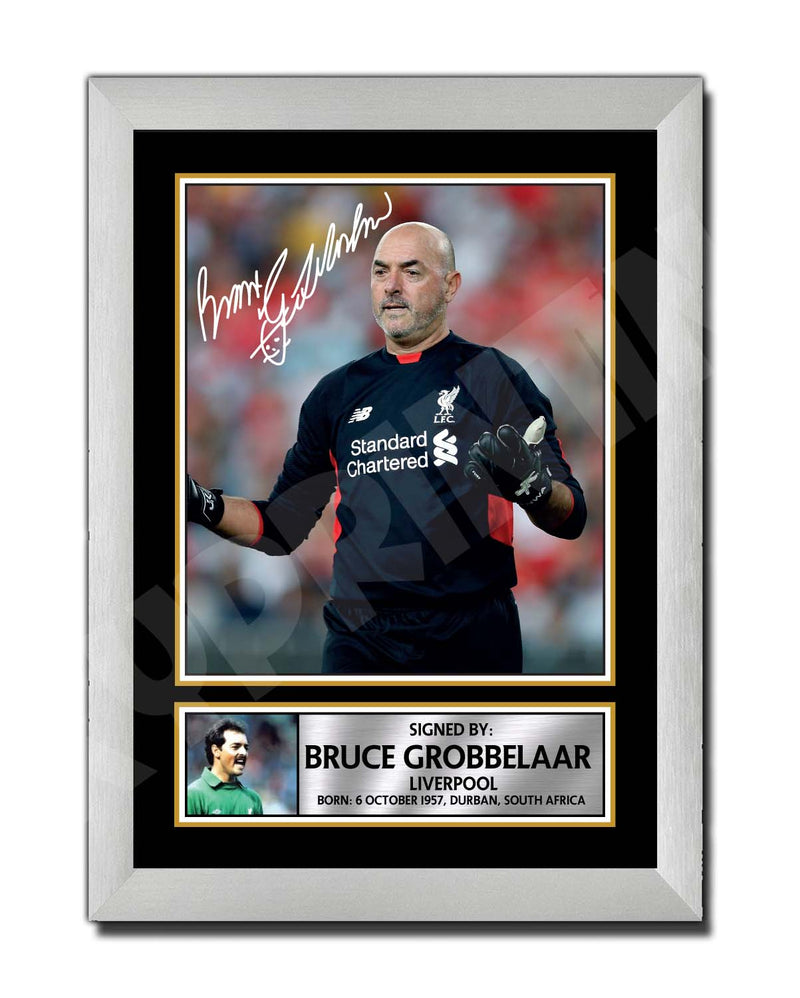 BRUCE GROBBELAAR 2 Limited Edition Football Player Signed Print - Football