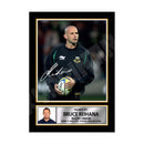 BRUCE REIHANA 1 Limited Edition Rugby Player Signed Print - Rugby