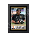 BRUCE REIHANA 2 Limited Edition Rugby Player Signed Print - Rugby