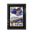 BRUNO SENNA Limited Edition Formula 1 Player Signed Print Formula 1