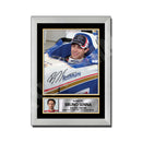 BRUNO SENNA Limited Edition Formula 1 Player Signed Print Formula 1