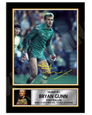 BRYAN GUNN Limited Edition Football Player Signed Print - Football