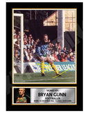 BRYAN GUNN 2 Limited Edition Football Player Signed Print - Football