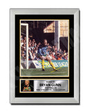 BRYAN GUNN 2 Limited Edition Football Player Signed Print - Football