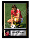 BRYAN ROBSON (1) Limited Edition Football Player Signed Print - Football