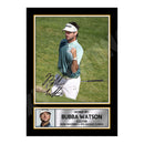 BUBBA WATSON Limited Edition Golfer Signed Print - Golf
