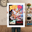 BUBSY JAGUAR CD Retro GAME INSPIRED THEME Nintendo NES Gaming A4 A3 A2 Or A1 Poster Art 83