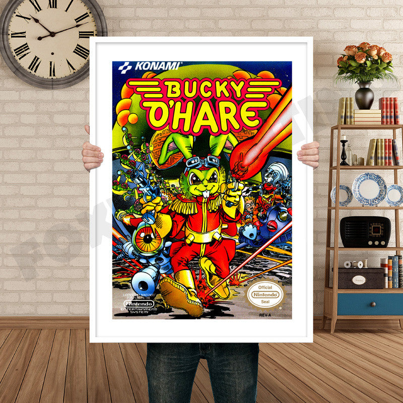 BUCKY O HARE Retro GAME INSPIRED THEME Nintendo NES Gaming A4 A3 A2 Or A1 Poster Art 84