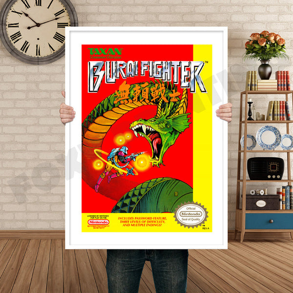 Buria Fighter Retro Game Inspired Theme Nintendo NES Gaming