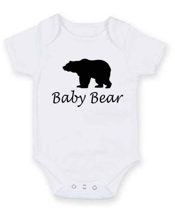 Baby Bear Personalised Baby Boy Girl Unisex Short Sleeve Bodysuit