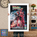 Back To The Future 3 Eu - Sega Megadrive Inspired Retro Gaming Poster A4 A3 A2 Or A1