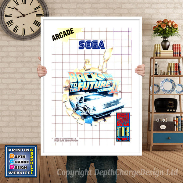 Back To The Future 2 AU Inspired Retro Gaming Poster