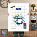 Back To The Future 2 AU Inspired Retro Gaming Poster A4 A3 A2 Or A1