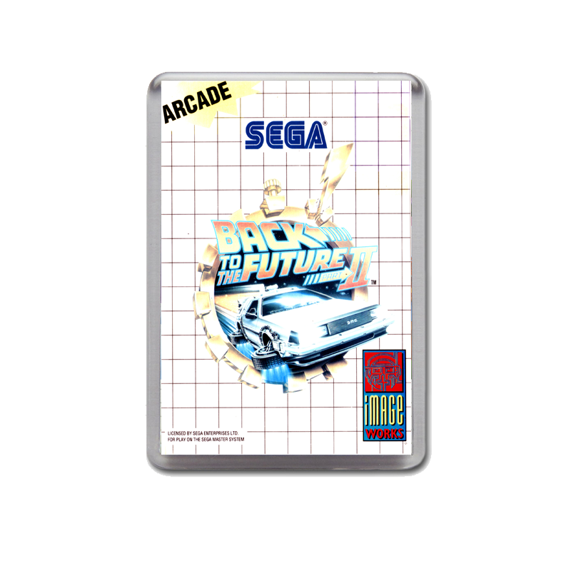 Back To The Future 2 Au Sega Master System Game Inspired Fridge Magnet