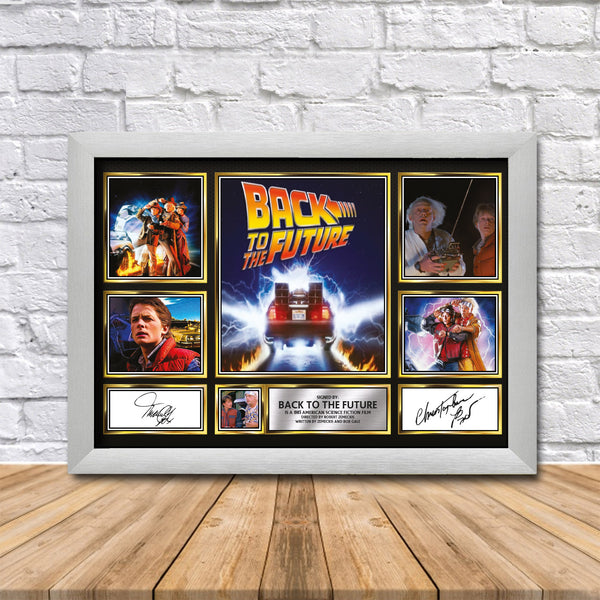 Back to the Future Printed Signature Print – Reproduction Print