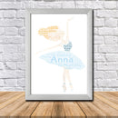 Personalised Ballet 4 Word Art Poster Print