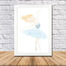 Personalised Ballet 4 Word Art Poster Print