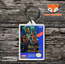 BANDAI GOLF Retro NES Game Cover Art Gaming Keyring