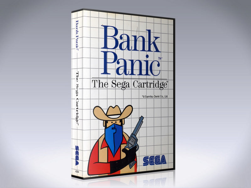 Bank Panic Sega Master System REPLACEMENT GAME Case Or Cover