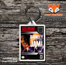 Barkley Shut Up And Jam Game Inspired Retro Gaming Keyring