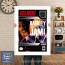 Barkley Shut Up And Jam Super Nintendo GAME INSPIRED THEME Retro Gaming Poster A4 A3 A2 Or A1