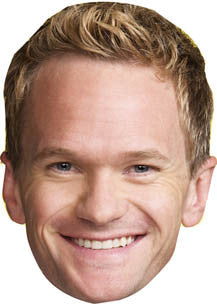 Barney Stinson TV STAR Celebrity Face Mask Fancy Dress Cardboard Costume Mask