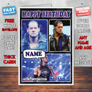 Baron Corbin KE Inspired Style Personalised Wrestling WWE Birthday Card