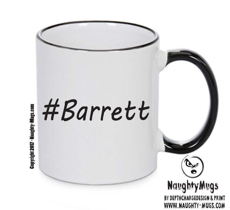 Personalised Your CUSTOM Name Barrett Printed Mug