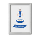 Barrow Football Club gift - The Bluebirds - Tiny Men Big Balls Poster
