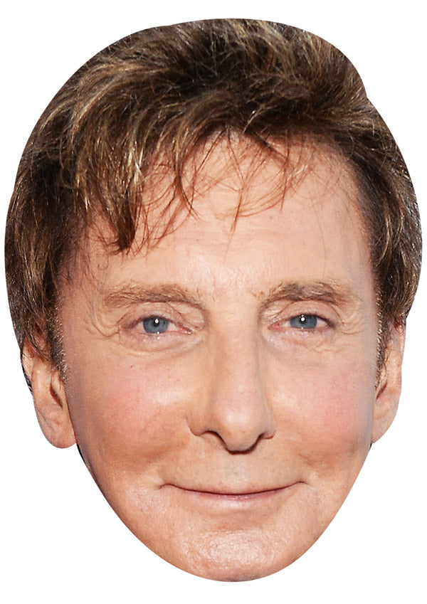 BARRY MANILOW JB - Music Star Fancy Dress Cardboard Celebrity Party Face Mask