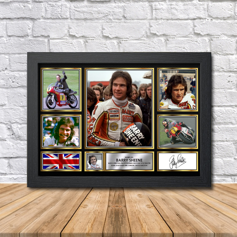 Barry Sheene Limited Edition Signed Print