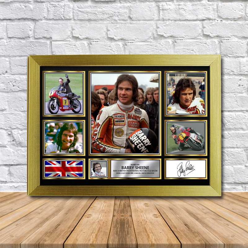 Barry Sheene Limited Edition Signed Print