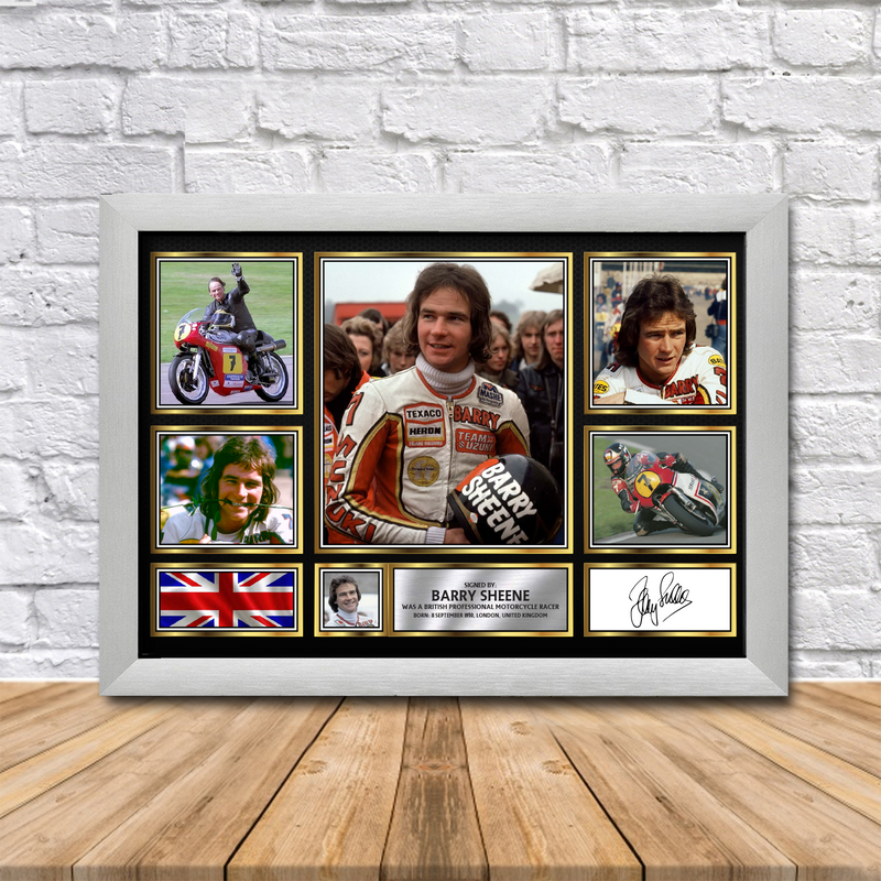 Barry Sheene Limited Edition Signed Print