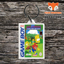 Bart Simpsons Escape From Camp Deadly Eu Gameboy Gaming Keyring