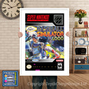 Baseball Simulator 1000 Super Nintendo GAME INSPIRED THEME Retro Gaming Poster A4 A3 A2 Or A1