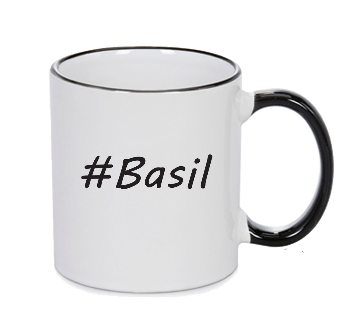 Personalised Your CUSTOM Name Basil Printed Mug – printed mug product image 1