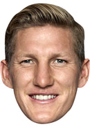 BASTIAN SCHWEINSTEIGER JB - Footballer Fancy Dress Cardboard Celebrity Party Face Mask