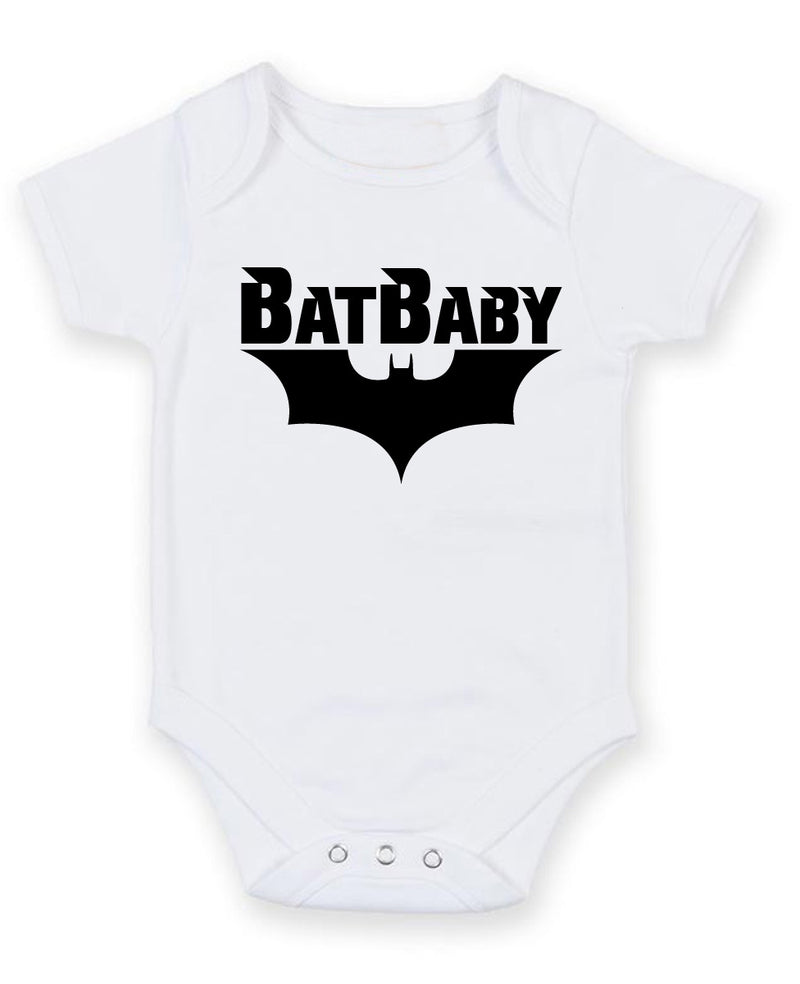 Batbaby Personalised Baby Boy Girl Unisex Short Sleeve Bodysuit