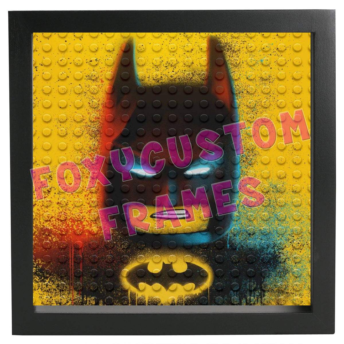 Lego Batman Lego Display Case - Minifigure Display Background and Frames