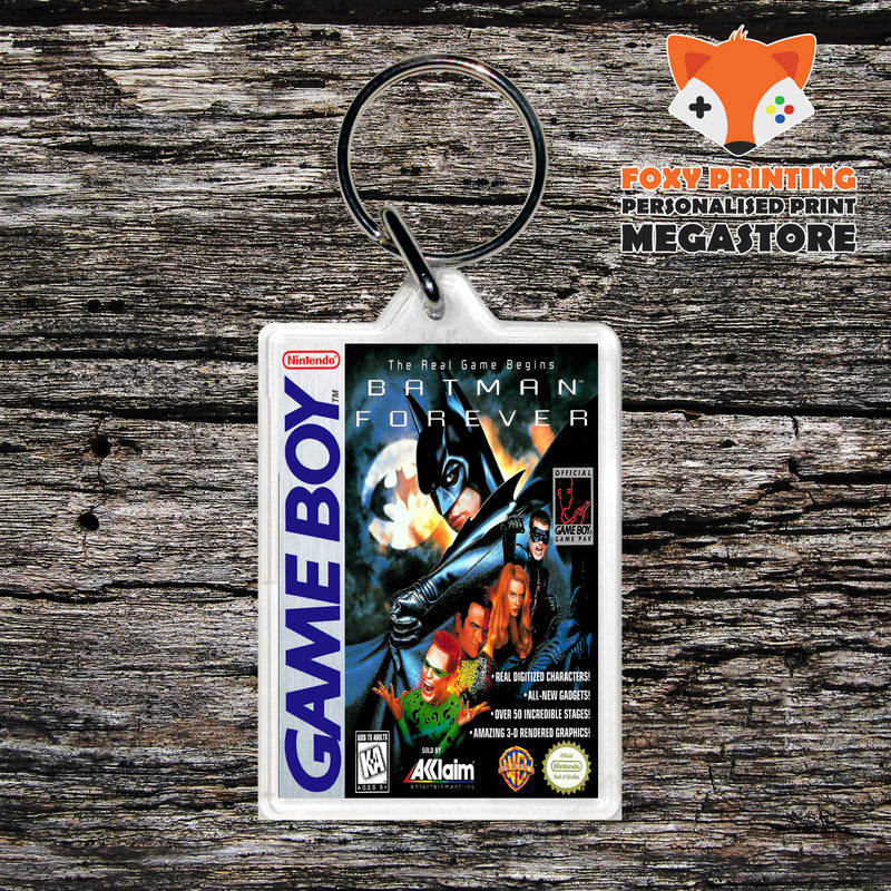 Batman Forever Gameboy Gaming Keyring