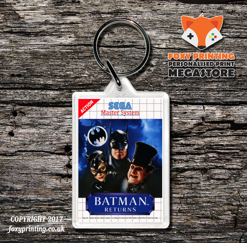 Batman Returns - Sega Master System Keyring