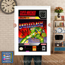 Battle Clash Super Nintendo GAME INSPIRED THEME Retro Gaming Poster A4 A3 A2 Or A1