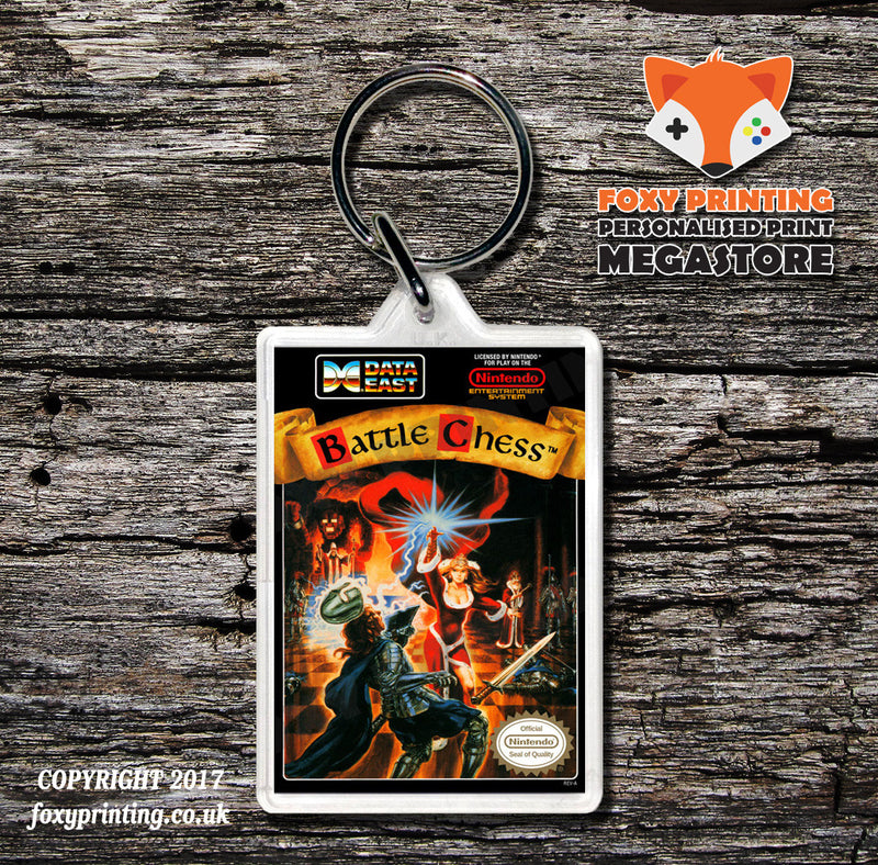 BATMAN RETURNS Retro NES Game Cover Art Gaming Keyring