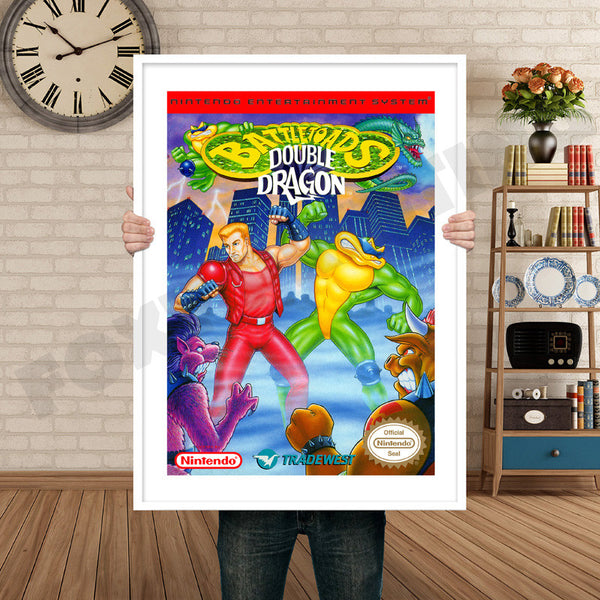 Battle Toads Double Dragon Retro Game Inspired Theme Nintendo NES Gaming