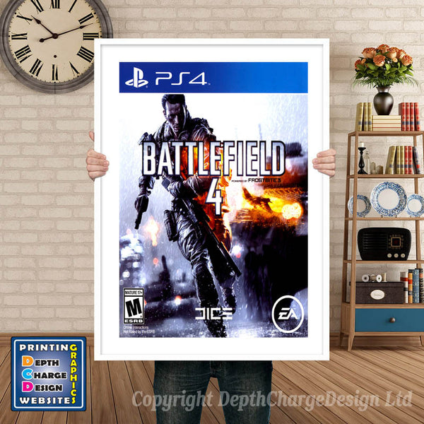Battlefield 4 PS4 Game Inspired Theme PS4 Game Inspired Theme Retro Gaming