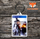 Battlefield 4 PS4 Game Inspired Retro Gaming Keyring