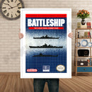 Battleship Retro GAME INSPIRED THEME Nintendo NES Gaming A4 A3 A2 Or A1 Poster Art 151